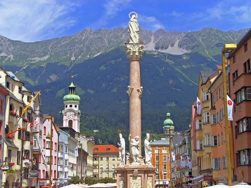 Il centro di Innsbruck
