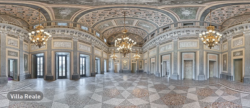 Interni di Villa Reale di Monza
